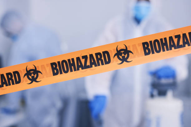 Professional Blood Cleanup technician working in Bridgeport, NY